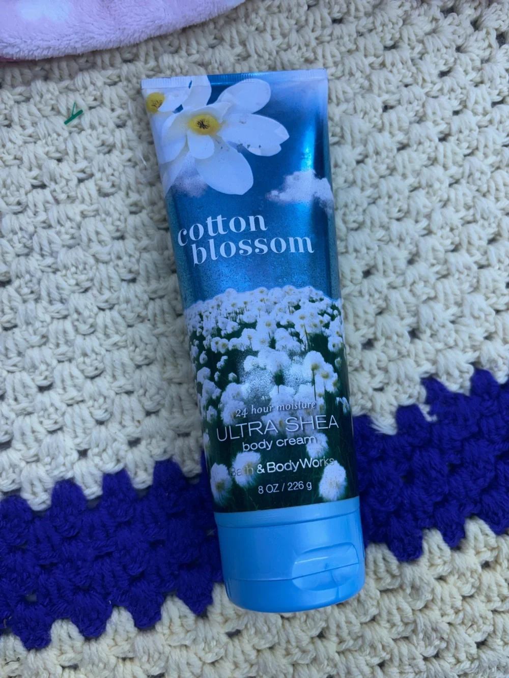 Bath and body works cotton blossom body cream 8 oz